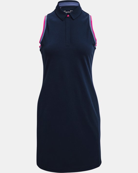 Women's UA Zinger Pique Dress, Navy, pdpMainDesktop image number 4